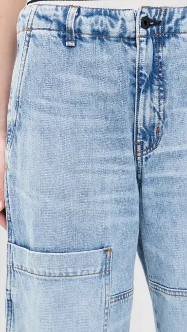 ASKK NY Cropped Carpenter Jeans Blondie | Thumbnail 6 ASKK NY Cropped Carpenter Jeans Blondie | Thumbnail 6