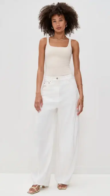 susana monaco Everyday Tank Blanched Almond M | Thumbnail 5 susana monaco Everyday Tank Blanched Almond M | Thumbnail 5