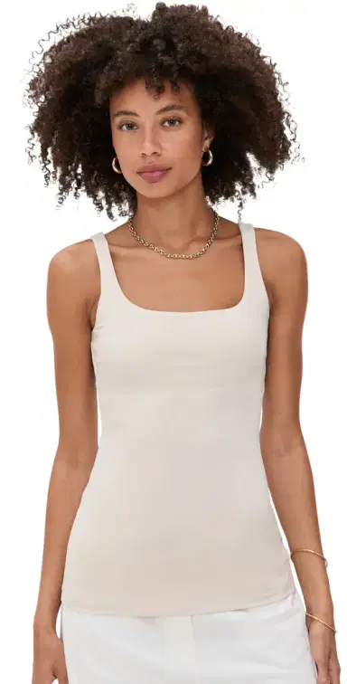 susana monaco Everyday Tank Blanched Almond M | Thumbnail 1 susana monaco Everyday Tank Blanched Almond M | Thumbnail 1