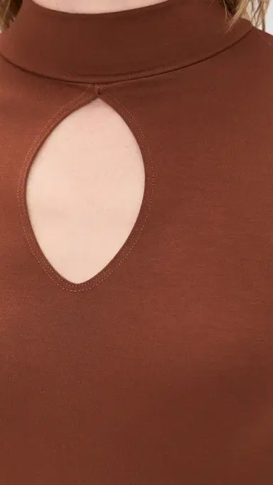 LE BOP Ashley Ponte Dress Cognac L | Thumbnail 6 LE BOP Ashley Ponte Dress Cognac L | Thumbnail 6