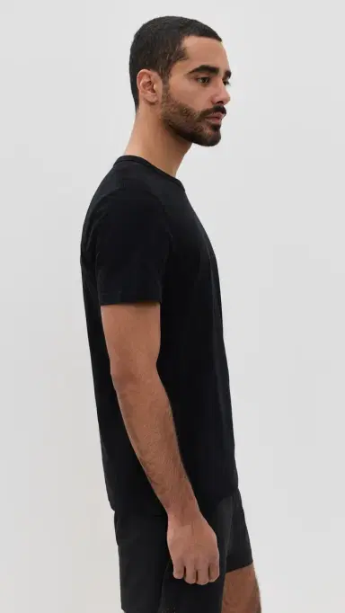 REIGNING CHAMP Lightweight Jersey T-Shirt Black | Thumbnail 4 REIGNING CHAMP Lightweight Jersey T-Shirt Black | Thumbnail 4
