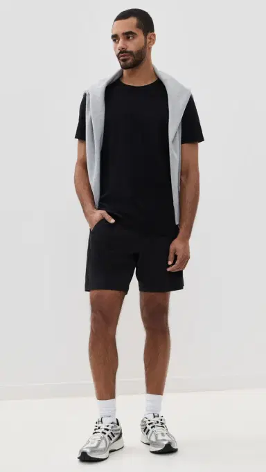 REIGNING CHAMP Lightweight Jersey T-Shirt Black | Thumbnail 5 REIGNING CHAMP Lightweight Jersey T-Shirt Black | Thumbnail 5
