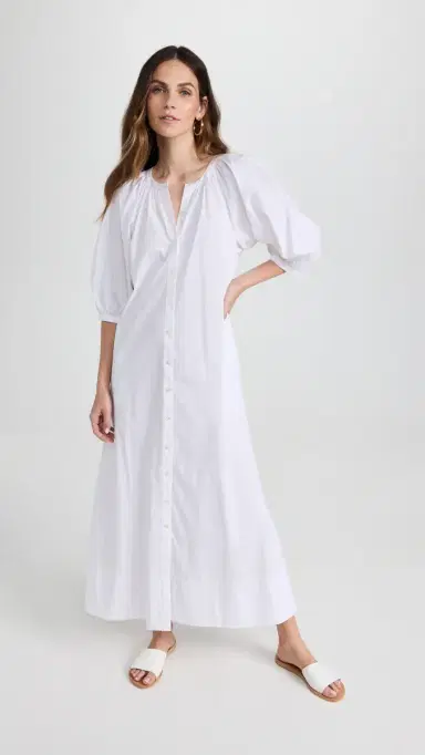 Staud Vincent Dress White XS | Thumbnail 2