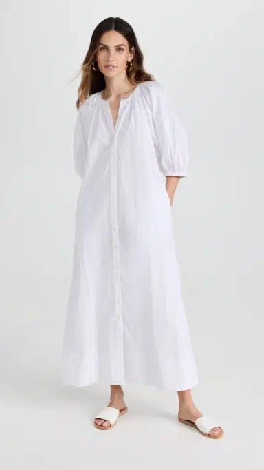 Staud Vincent Dress White XS | Thumbnail 5