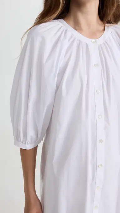 Staud Vincent Dress White XS | Thumbnail 6