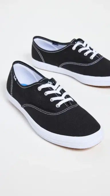 Keds Champion Canvas Sneakers Black 6 | Thumbnail 5