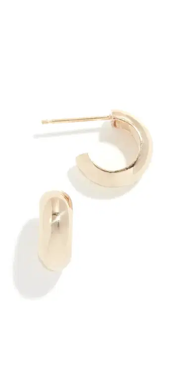 Zoë Chicco 14k Gold Huggie Hoop Earrings Yellow Gold One Size | Thumbnail 1