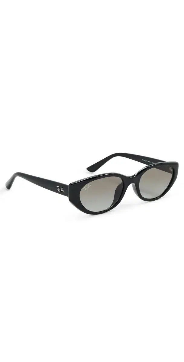 RB4457D Oval Sunglasses Black One Size