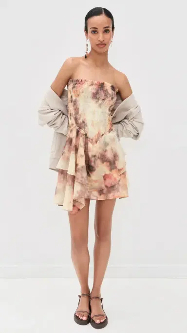 Isabel Marant Étoile Anka Dress Beige | Thumbnail 5 Isabel Marant Étoile Anka Dress Beige | Thumbnail 5