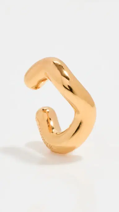 Charlotte Chesnais Wave Cuff Earring Vermeil One Size | Thumbnail 4