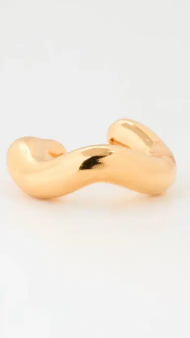 Charlotte Chesnais Wave Cuff Earring Vermeil One Size | Thumbnail 5