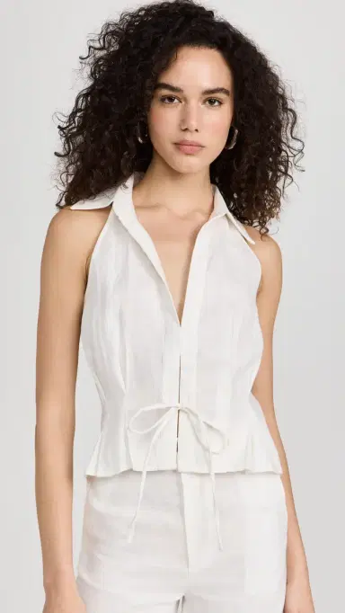 HEVRON Sloan Vest White | Thumbnail 2