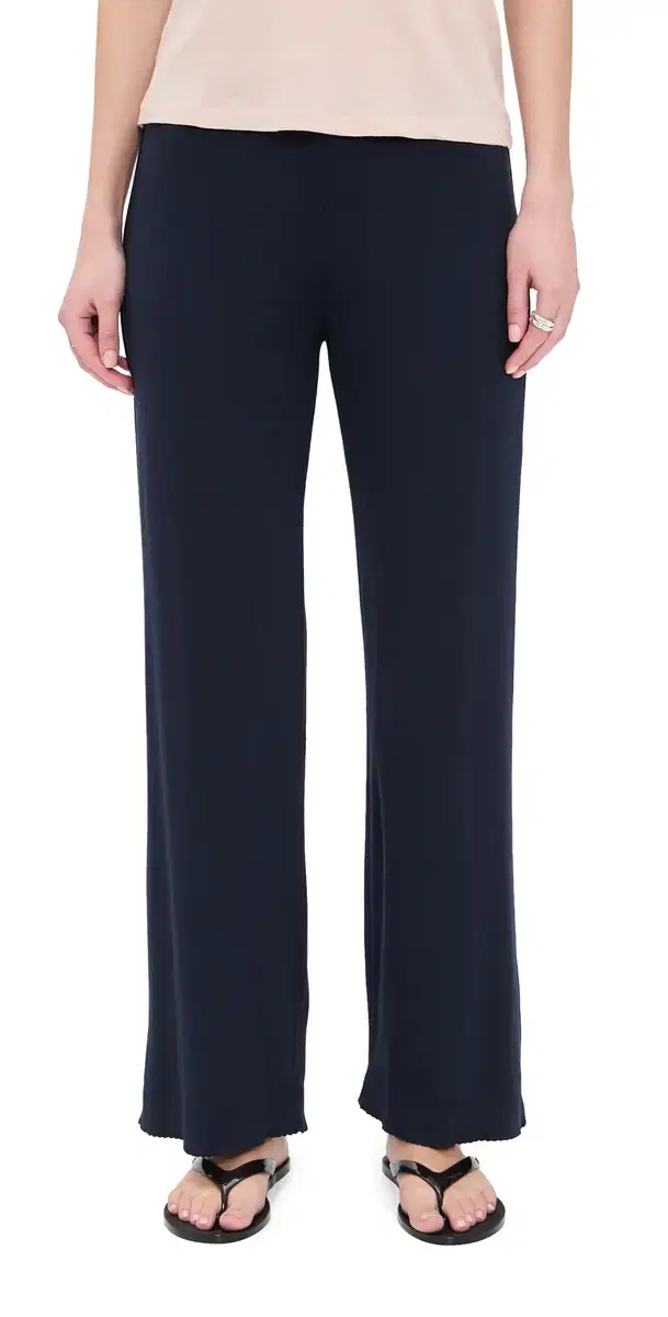DONNI. The Baby Scallop Sweatpants Navy