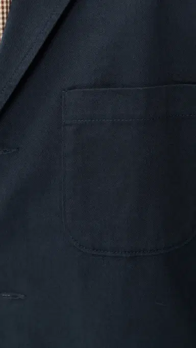UNIVERSAL WORKS Three Button Jacket Navy M | Thumbnail 6
