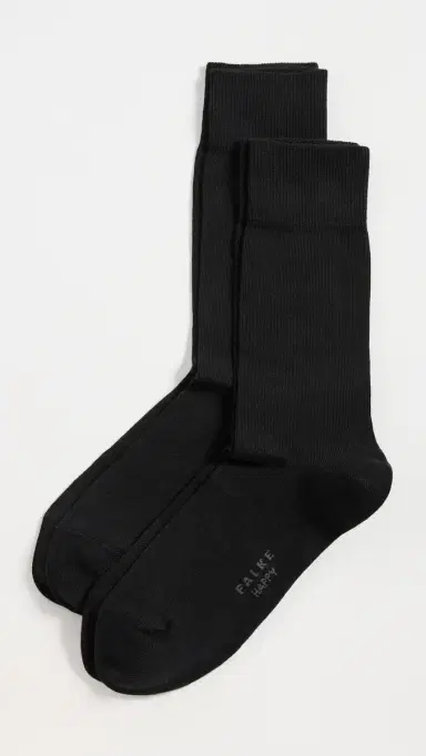 Falke Happy 2 Pack Socks Black | Thumbnail 2