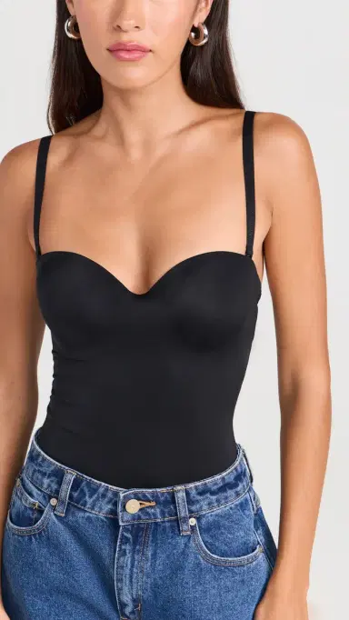 Wolford Forming Thong String Bodysuit Black | Thumbnail 2