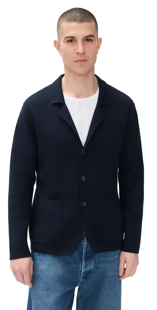 Knitted Blazer Dark Night Knitted Blazer Dark Night