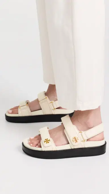 Tory Burch Kira Sport Sandals New Ivory 8 | Thumbnail 3