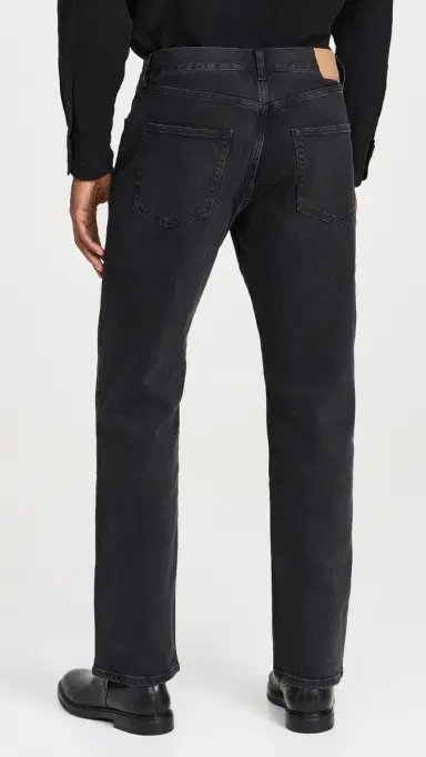 Jeanerica Casual Relaxed Straight Leg Jeans Black 2 Weeks | Thumbnail 3