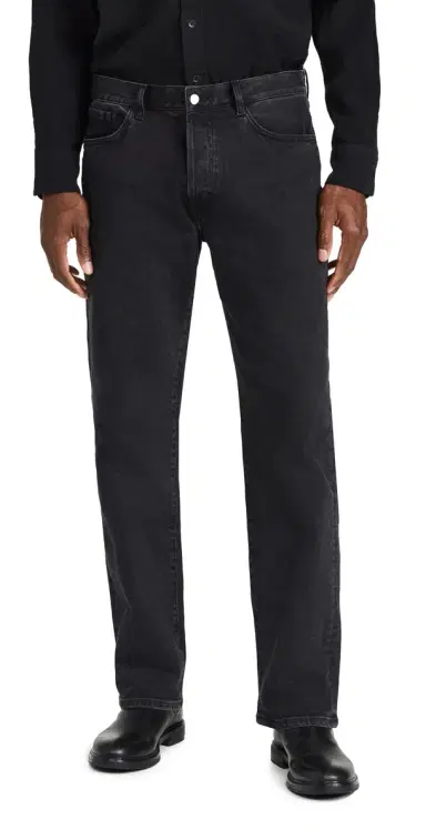 Jeanerica Casual Relaxed Straight Leg Jeans Black 2 Weeks | Thumbnail 1