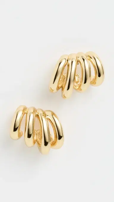 Jenny Bird Monroe Earrings Gold One Size | Thumbnail 2 Jenny Bird Monroe Earrings Gold One Size | Thumbnail 2