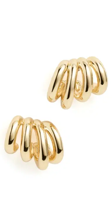 Jenny Bird Monroe Earrings Gold One Size | Thumbnail 1 Jenny Bird Monroe Earrings Gold One Size | Thumbnail 1