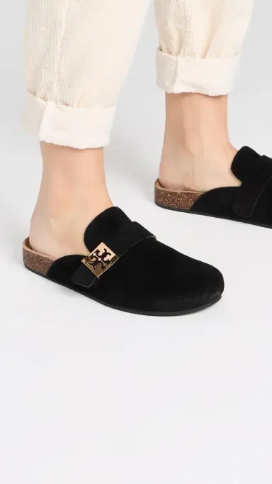 Tory Burch Mellow Mules Perfect Black/Gold 9 | Thumbnail 3 Tory Burch Mellow Mules Perfect Black/Gold 9 | Thumbnail 3