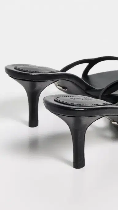 Tony Bianco Daisy Sandals Black Como | Thumbnail 4