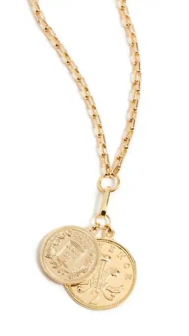 Shashi Double Coin Necklace | Thumbnail 6