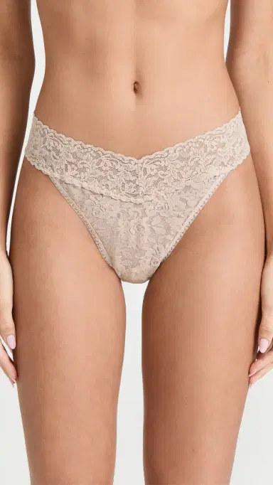 Hanky Panky Signature Lace Original Rise Thong 3 Pack | Thumbnail 3