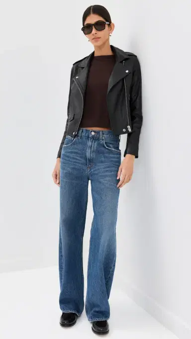 IRO Ashville Leather Jacket Black 44 | Thumbnail 5