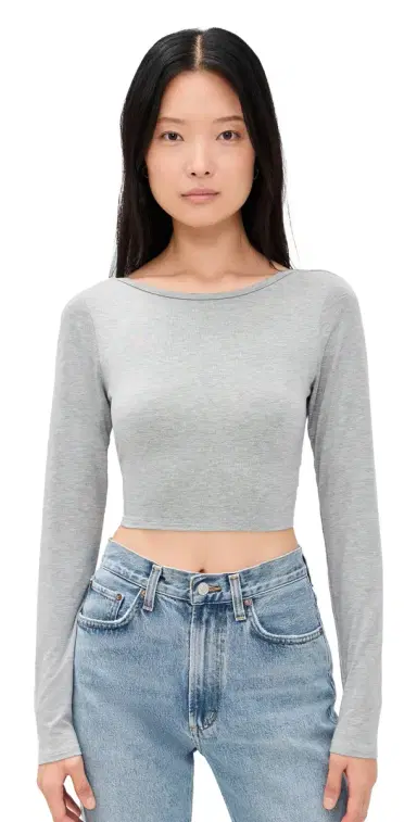 LE BOP Heidi Top Heather Grey M | Thumbnail 1 LE BOP Heidi Top Heather Grey M | Thumbnail 1