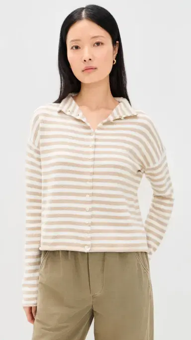 Alex Mill Taylor Cardigan Sand/Ivory XL | Thumbnail 2