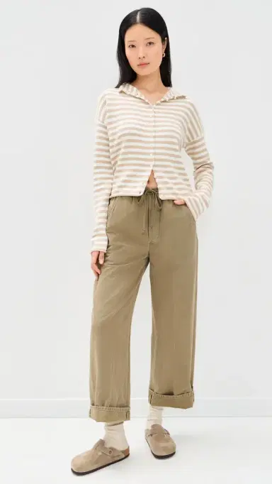 Alex Mill Taylor Cardigan Sand/Ivory XL | Thumbnail 5