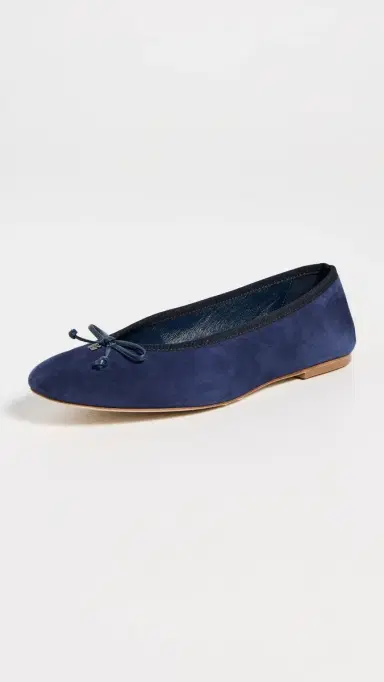 Larroudé Pavlova Ballet Flats Indigo | Thumbnail 2 Larroudé Pavlova Ballet Flats Indigo | Thumbnail 2