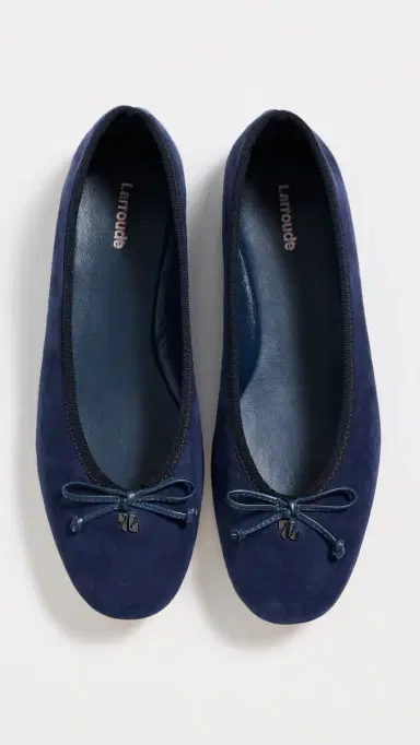 Larroudé Pavlova Ballet Flats Indigo | Thumbnail 5 Larroudé Pavlova Ballet Flats Indigo | Thumbnail 5