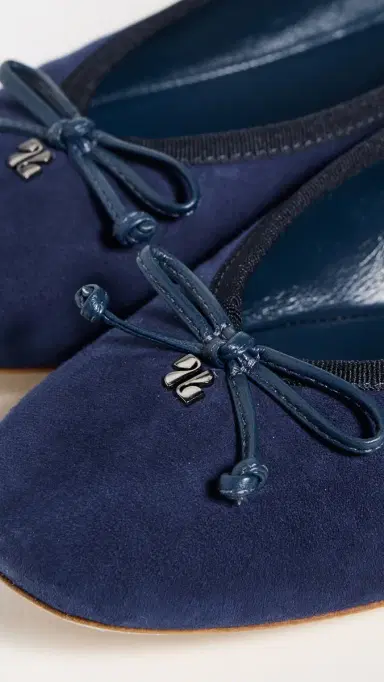 Larroudé Pavlova Ballet Flats Indigo | Thumbnail 6 Larroudé Pavlova Ballet Flats Indigo | Thumbnail 6