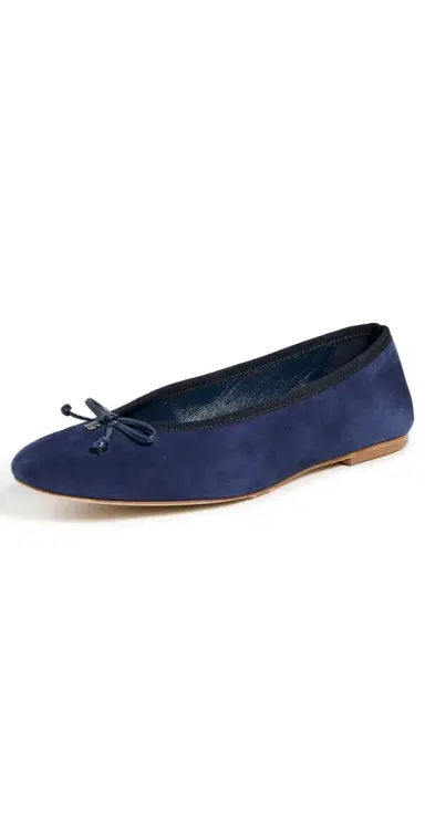 Larroudé Pavlova Ballet Flats Indigo | Thumbnail 1 Larroudé Pavlova Ballet Flats Indigo | Thumbnail 1