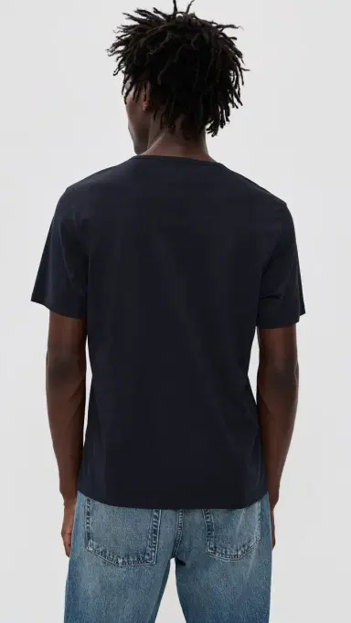 Theory Precise Cotton Tee Eclipse | Thumbnail 3