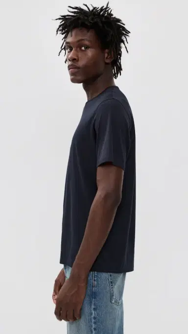 Theory Precise Cotton Tee Eclipse | Thumbnail 4