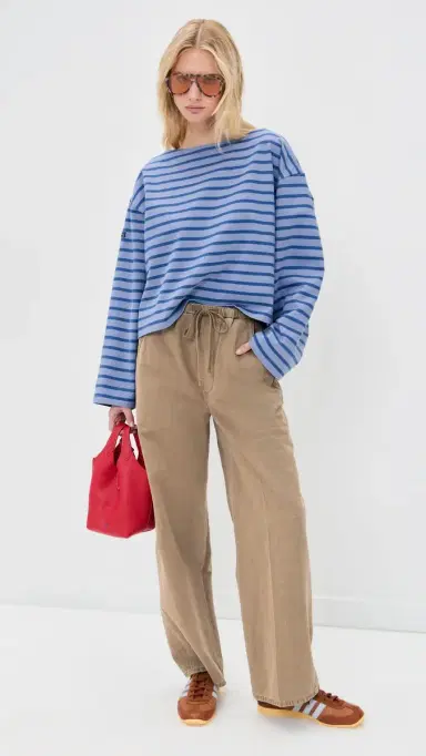 Polo Ralph Lauren Jersey Crop Mariner Long Sleeve Pullover East Blue/iberty | Thumbnail 5 Polo Ralph Lauren Jersey Crop Mariner Long Sleeve Pullover East Blue/iberty | Thumbnail 5