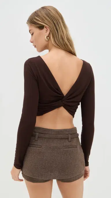 LE BOP Heidi Top Chocolate | Thumbnail 3