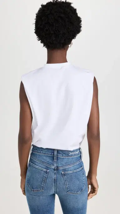 Ambitionist Muscle Tee Thong Bodysuit White | Thumbnail 3