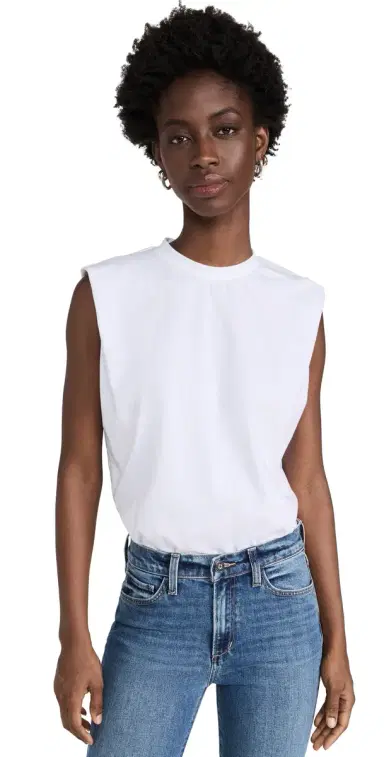Ambitionist Muscle Tee Thong Bodysuit White | Thumbnail 1