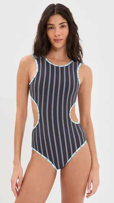 Staud Dolce One Piece Redondo Stripe S | Thumbnail 5 Staud Dolce One Piece Redondo Stripe S | Thumbnail 5