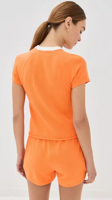 LE BOP Ringer Tee Papaya | Thumbnail 3