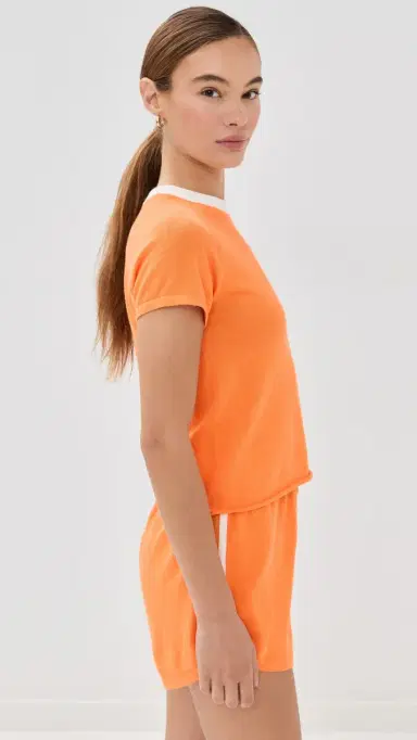 LE BOP Ringer Tee Papaya | Thumbnail 4