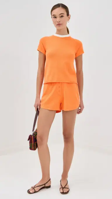 LE BOP Ringer Tee Papaya | Thumbnail 5