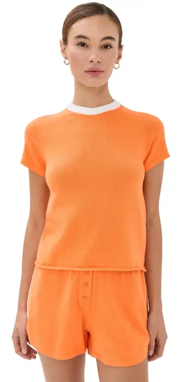 LE BOP Ringer Tee Papaya | Thumbnail 1