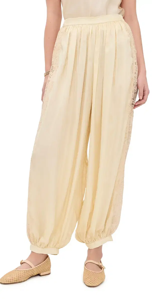 Sea Ethel Solid Balloon Pants Butter